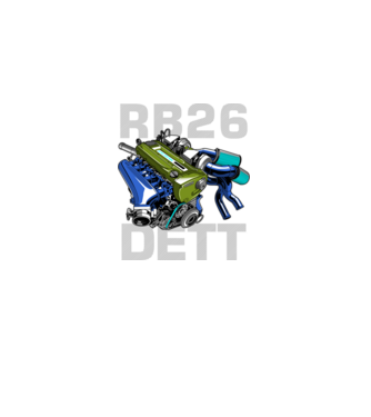 Nissan RB26DETT Engine (motor)  minta fekete pólón