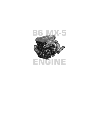 Mazda B6 MX-5 Engine (motor)_2 minta fekete pólón