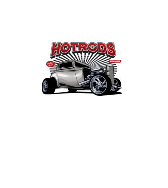 Hot Rod minta piros pólón