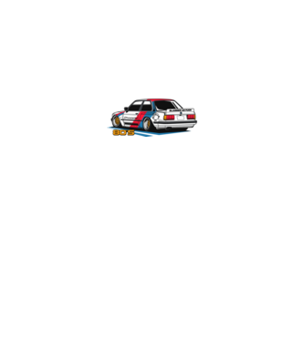 BMW - 80-as évek  minta királykék pólón