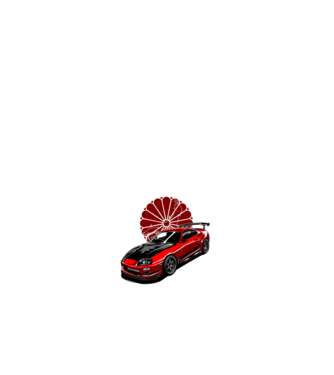 Toyota Supra  minta fehér pólón