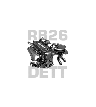 Nissan RB26DETT Engine (motor)_2 minta fekete pólón