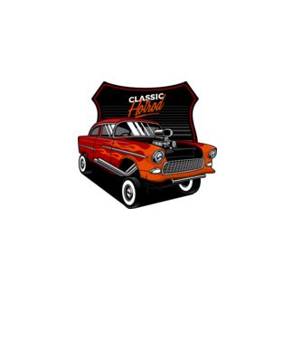 Hot Rod minta piros pólón