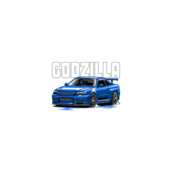 Nissan Skyline Godzilla minta homokszín pólón