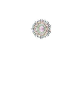 Mandala minta fehér pólón
