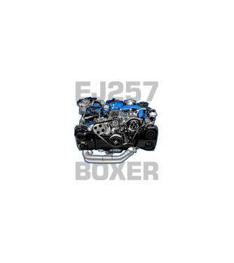 Subaru EJ257 Boxer Engine (motor)  minta fekete pólón