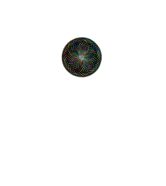 Mandala minta fekete pólón