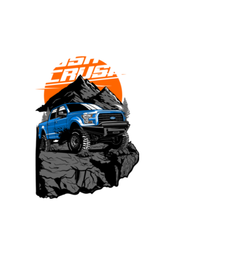 Ford Pickup minta fekete pólón