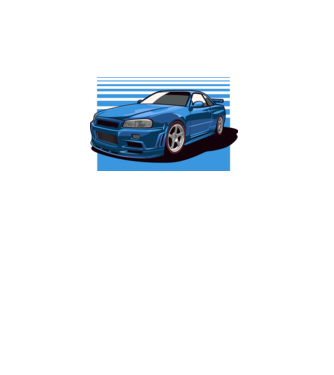 Nissan Skyline GTR minta türkiz pólón