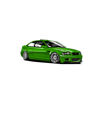 BMW M3 E46 Coupe  minta homokszín pólón