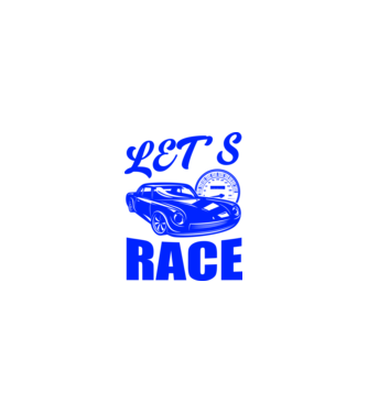 Let's Race - Versenyezzünk minta homokszín pólón