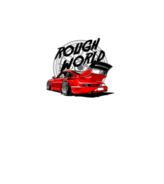 Porsche 911  minta fehér pólón