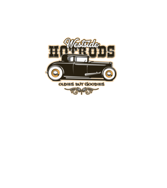 Westside Hot Rods - Oldies But Goodies minta fekete pólón