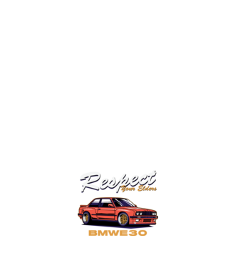 BMW E30 minta világos rózsaszín pólón