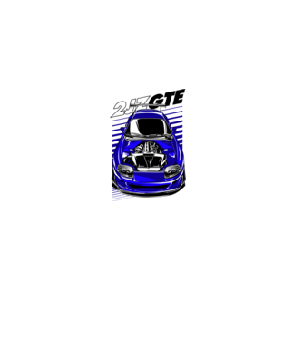 Toyota Supra 2JZ-GTE minta fehér pólón