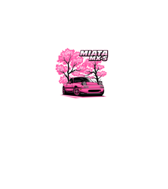Mazda MX-5 Miata minta fekete pólón