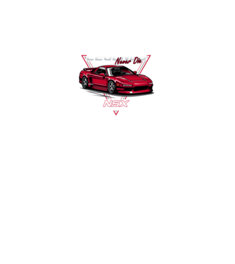 Honda NSX minta fekete pólón