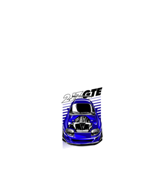 Toyota Supra 2JZ-GTE minta fehér pólón