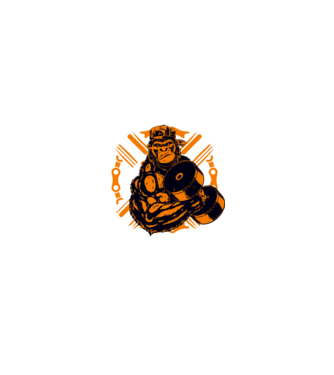 You Can't Fake Strong minta fekete pólón