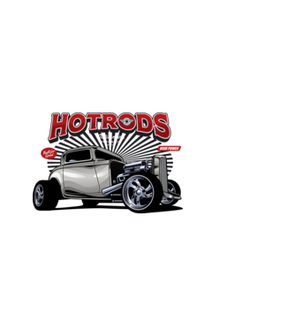 Hot Rod minta piros pólón