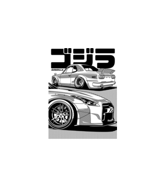 Nissan GT-R Godzilla minta fehér pólón