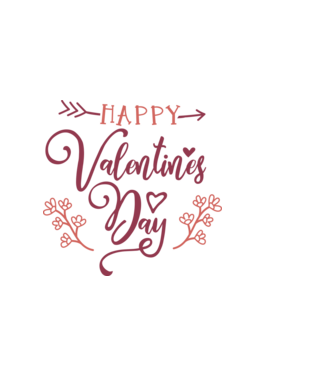 Happy Valentine's Day - Boldog Valentin-napot! minta sötétkék pólón