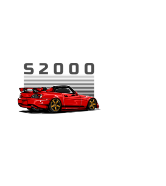 Honda S2000 minta fehér pólón