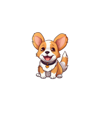 Aranyos Pembroke Welsh Corgi  minta fehér pólón