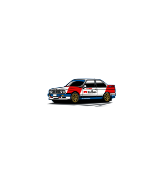 BMW E30 minta fekete pólón