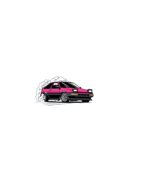 Toyota AE86 - Drift Legends minta sötétkék pólón