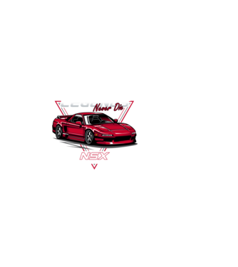 Honda NSX minta fekete pólón