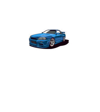 Nissan Skyline GTR  minta fehér pólón