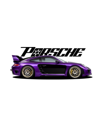 Porsche 911 GT minta fehér pólón