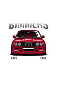 BMW E30  minta fekete pólón