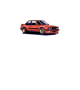 BMW E30 minta fekete pólón