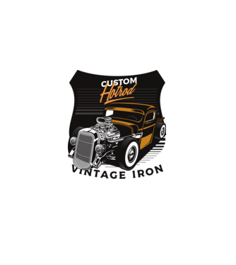 Hot Rod minta homokszín pólón
