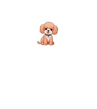 Aranyos kiskutya - Uszkár (Poodle) minta fehér pólón
