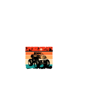 Monster Truck  minta sötétkék pólón