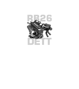 Nissan RB26DETT Engine (motor)_2 minta fekete pólón