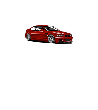 BMW M3 E46 Coupe  minta világos rózsaszín pólón