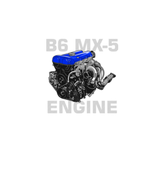 Mazda B6 MX-5 Engine (motor) minta türkiz pólón