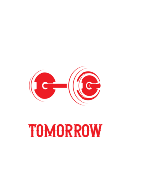 Stop Saying Tomorrow minta fekete pólón