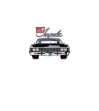 Chevrolet Impala 1967 minta fehér pólón