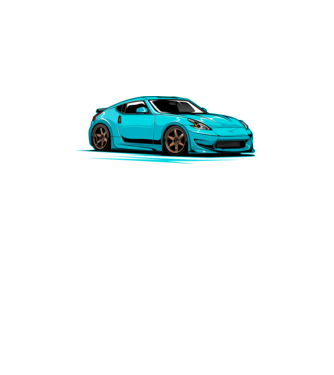 Nissan 370Z minta fekete pólón