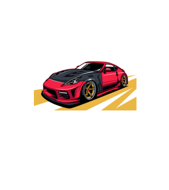 Nissan 370Z minta homokszín pólón