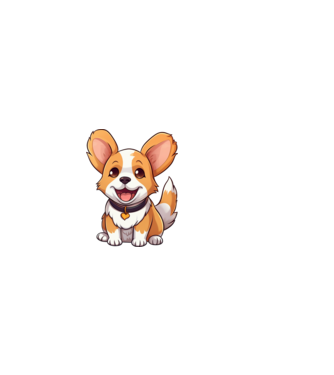  Aranyos Pembroke Welsh Corgi  minta világos rózsaszín pólón