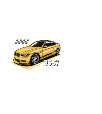 BMW M-Power - 335i minta fehér pólón