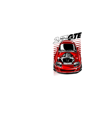 Toyota Supra 2JZ-GTE  minta neonsárga pólón