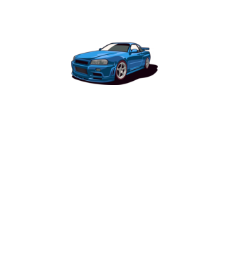 Nissan Skyline GTR  minta fehér pólón