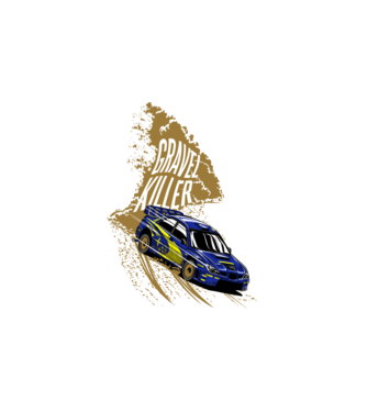Subaru Impreza WRC minta fehér pólón